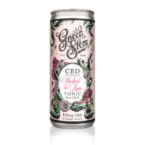 CBD Tonic Water - Rhubarb & Rose